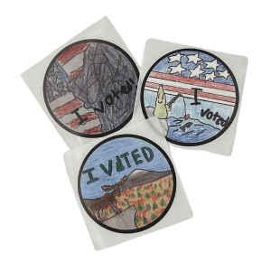 New Hampshire I voted sticker