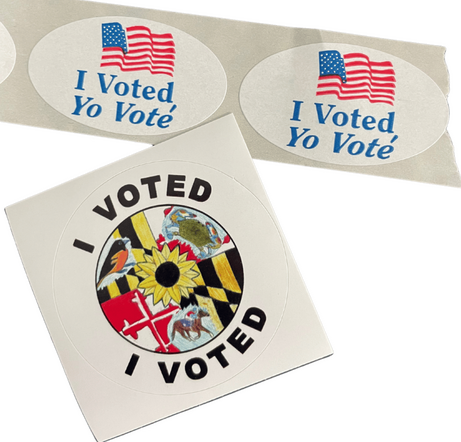 Maryland I Voted Sticker