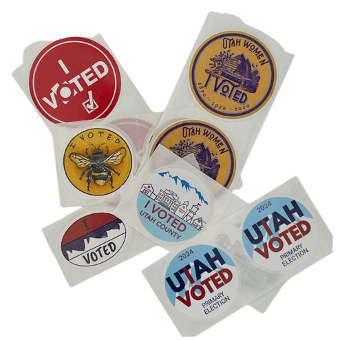 Utah I voted sticker