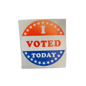 West Virginia I voted sticker
