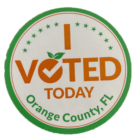 Florida I voted sticker