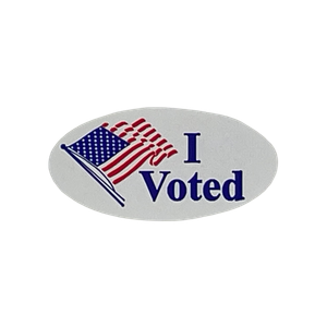Oklahoma I voted sticker