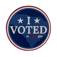 South Carolina I voted sticker