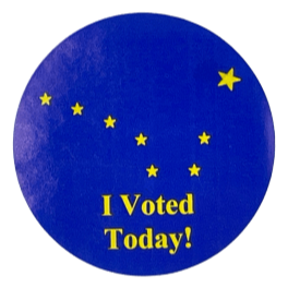 Alaska I Voted Sticker